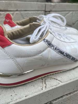 Replay women's sneakers white used, size 39, sporty style