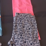 H&M girls' outfit pack 2 tops and 2 leggings 4-6 years like new