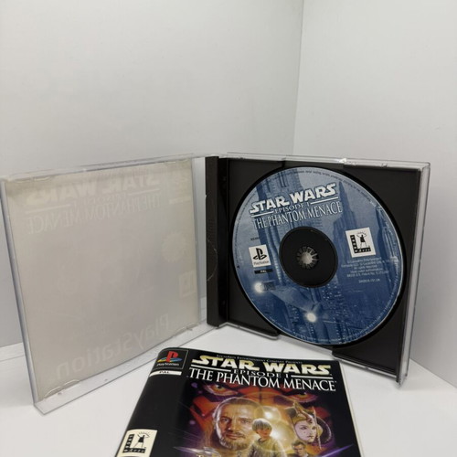 Star Wars The Phantom Menace PS1 game used