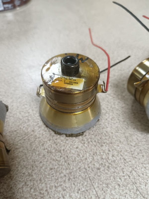 Ultrasonic transducers used, set of 4 for ultrasonic cleaner
