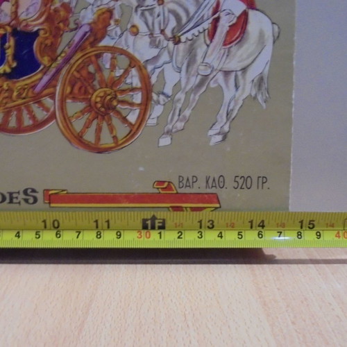 Pavlides Chocolates old promotional box used, empty