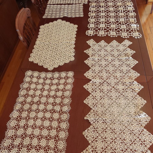 Handmade knitted set like new