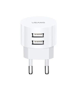Usams USB Charger 2.1A New, Compact Size