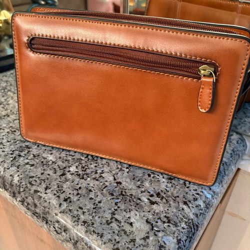 Katana leather men's bag like new, brown