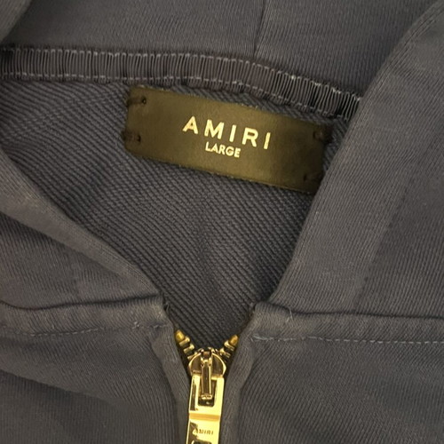 Amiri jacket like new, size large, blue washed