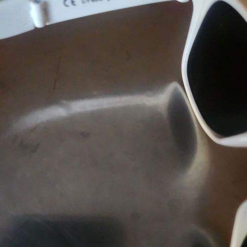 Children's sunglasses with foldable frame like new, white