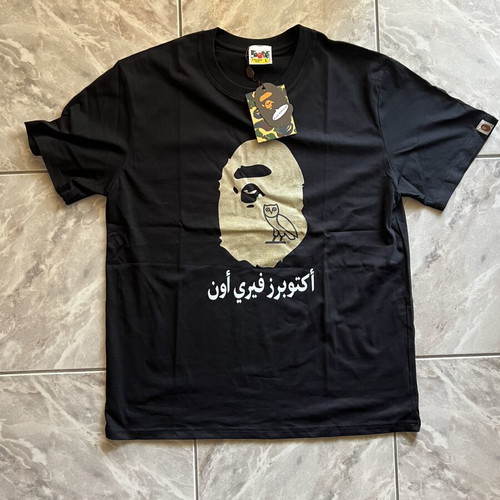 Bape Black T-shirt Size L New