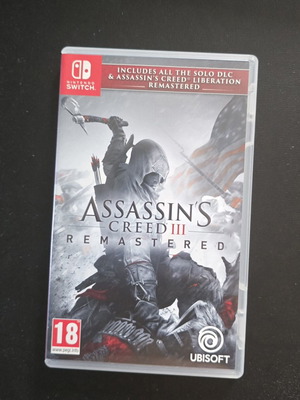 Assassin's Creed 3 Remastered Nintendo Switch like new