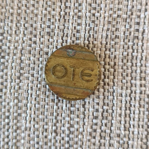 OTE telephone coin 1966 collectible in very good condition