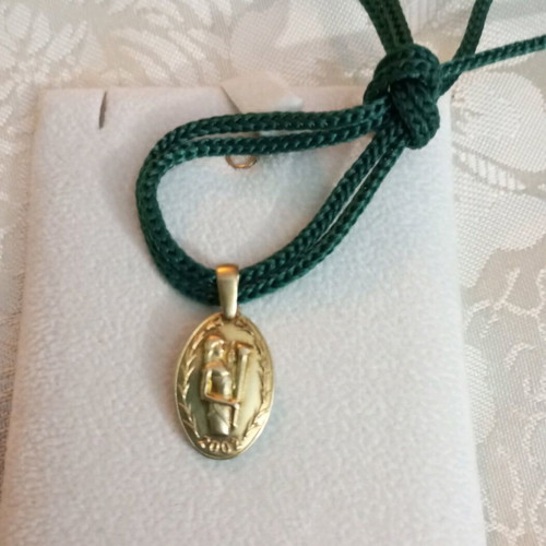 Lalaunis A21 silver gold 925 18K used with 18K solid gold clasp