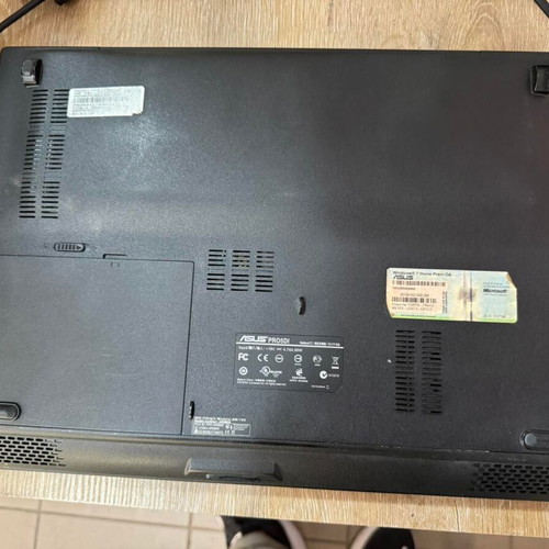 Asus PRO5DI laptop used, Intel Pentium dual-core, 4GB RAM, Lubuntu Linux
