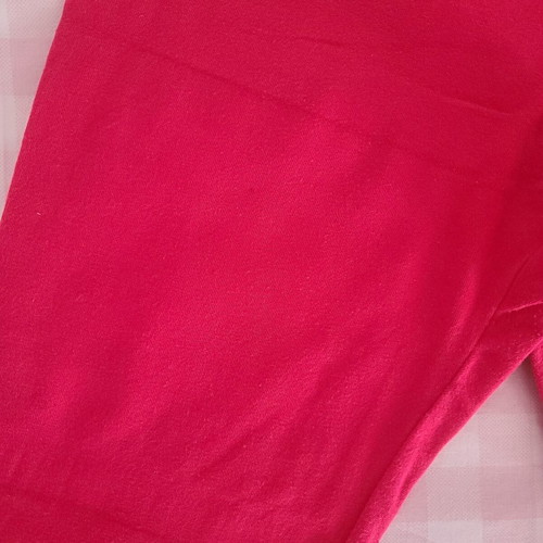 Benetton girls' legging pink, cotton elastane, like new