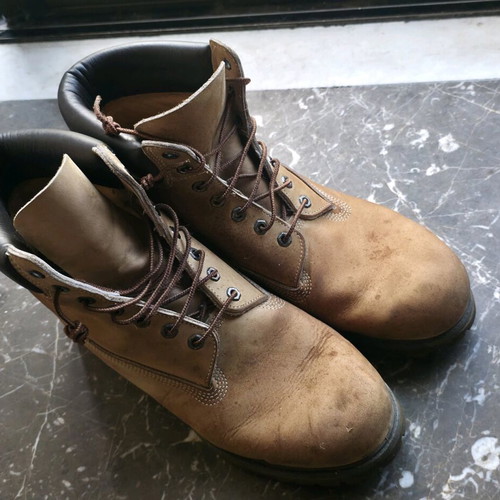 Timberland men's boots used, size 46, beige brown
