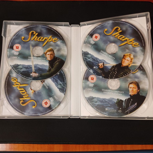 Sharpe DVD collection TV series like new without Greek subtitles