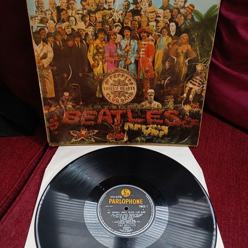 The Beatles Sgt. Pepper's Lonely Hearts Club Band rare first Greek edition vinyl used