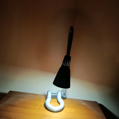 Handmade table lamp made to order from aluminum and iron