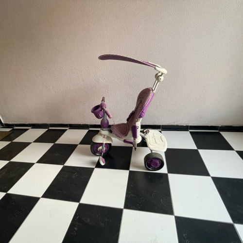 Smart Trike Splash toddler tricycle like new, purple with parent handle
