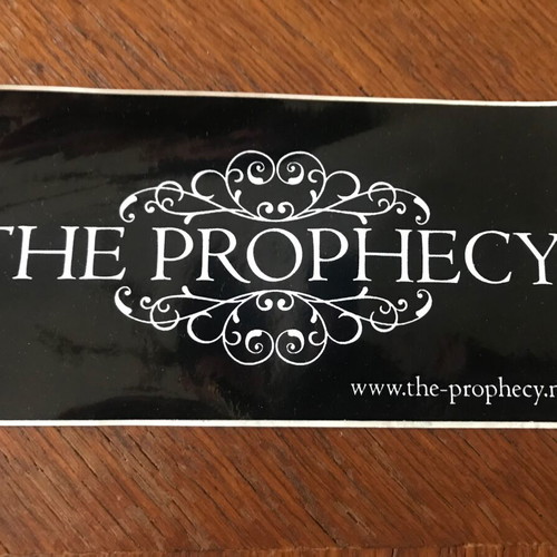 promo sticker/flyer: The Prophecy, Into the light, doom metal collectible lp vinyl my dying