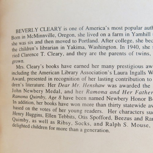 Book Ramona the Pest used, Beverly Cleary, 2006 edition