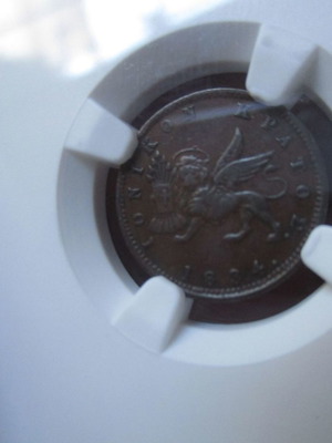 Ionian State 1 lepto 1834 NGC XF45 used