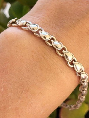 Винтидж сребърна гривна 925 като нова