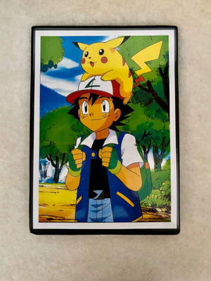 Pokemon Ash & Pikachu Custom Printed A4 Poster