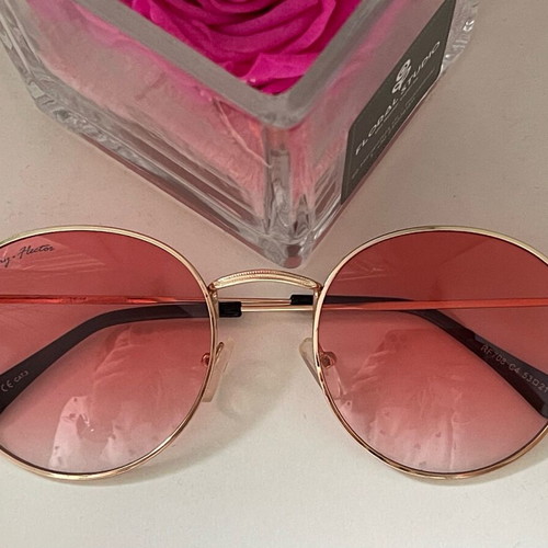 Ray-Flector RF708 C4 sunglasses new, pink lenses, gold frame