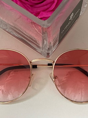 Ray-Flector RF708 C4 sunglasses new, pink lenses, gold frame