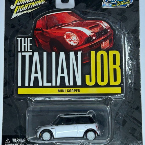 Johnny Lightning 2004 The Italian Job Mini Cooper White New