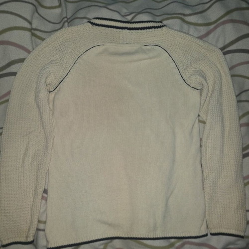Chevignon men's white sweater like new, size L