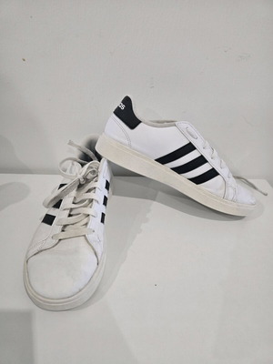 Adidas sport shoes for boys size 37.5 white like new