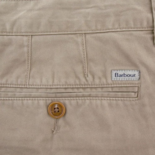 Barbour Khaki Tan Cotton Bermuda Shorts used