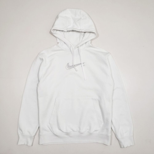 Nike DM3154 Court Fleece Hoodie, men's size M, white