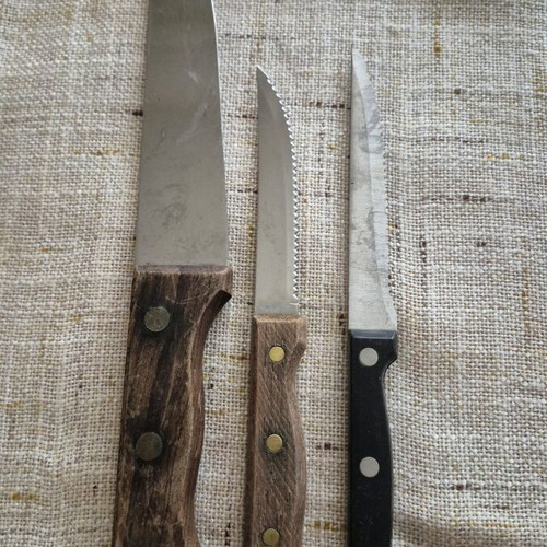 Knife set of 3 pieces used