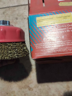 Spanish Crimped Cup Wire Brush M14 100mm New
