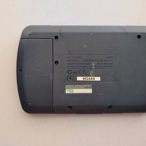 Sharp EL-6790 electronic organizer used, with external marks