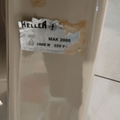 Electric oil radiator used Keller 2-speed with adjustable intensity