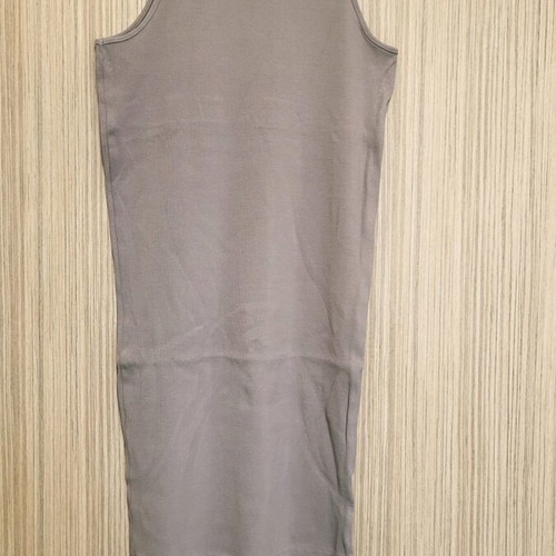 Rib dress H&M medium size like new, beige