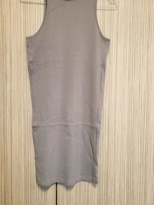 Rib dress H&M medium size like new, beige