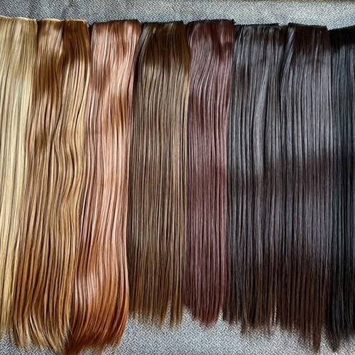 Hair extension new with 5 clips, 100g, 60 cm length