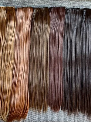 Hair extension new with 5 clips, 100g, 60 cm length