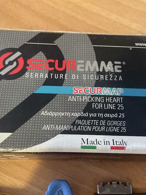 Securemme Securmap 25SX security lock kit like new