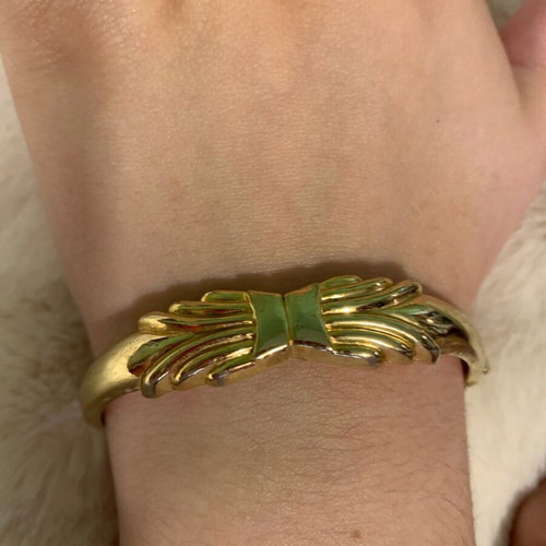 Gold-colored bracelet