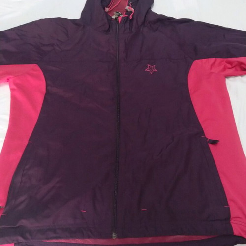 Women's windbreaker purple pink size L