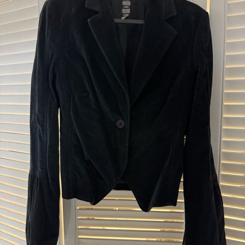 Carla g velvet jacket like new, size M