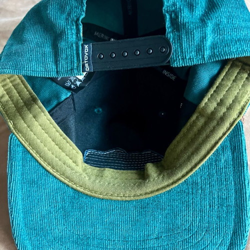 Ortovox vintage badge logo cap green