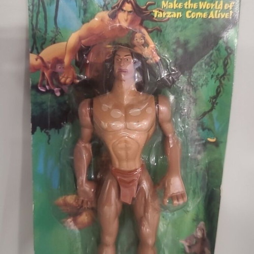 Tarzan card with figure new