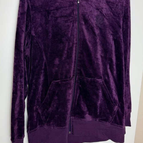Velvet women's medium cardigan used, purple Esmara