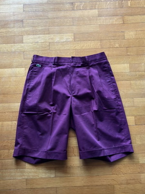 Lacoste vintage shorts size M, like new, purple