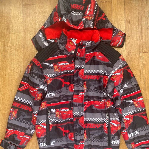 Etirel Macqueen waterproof jacket for boy 8 years like new, red